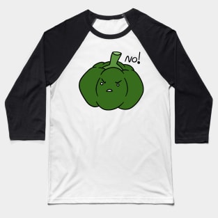 No Green Bell Pepper Baseball T-Shirt